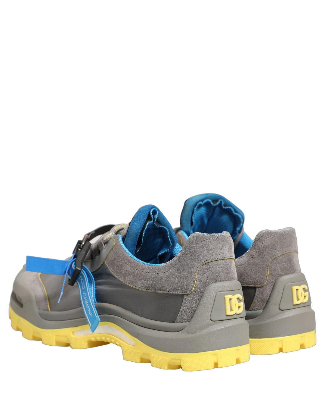 Dolce &amp; Gabbana Gray Airmaster Panelled Low Top Men Sneakers Shoes