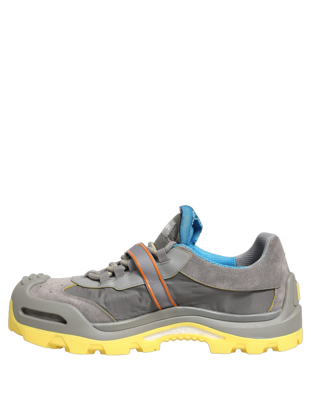 Dolce &amp; Gabbana Gray Airmaster Panelled Low Top Men Sneakers Shoes