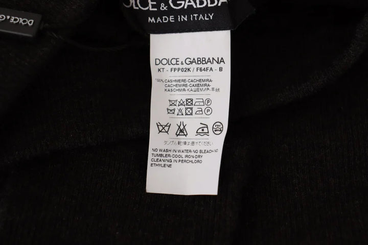 Dolce &amp; Gabbana Gray Cashmere Tights Stocking Pantyhose Socks