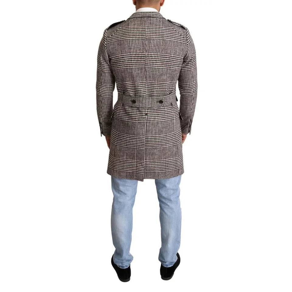 Dolce Gabbana Gray Check Jacket Unleashed Authentic Style &