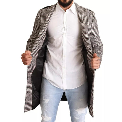 Dolce Gabbana Gray Check Jacket Unleashed Authentic Style &