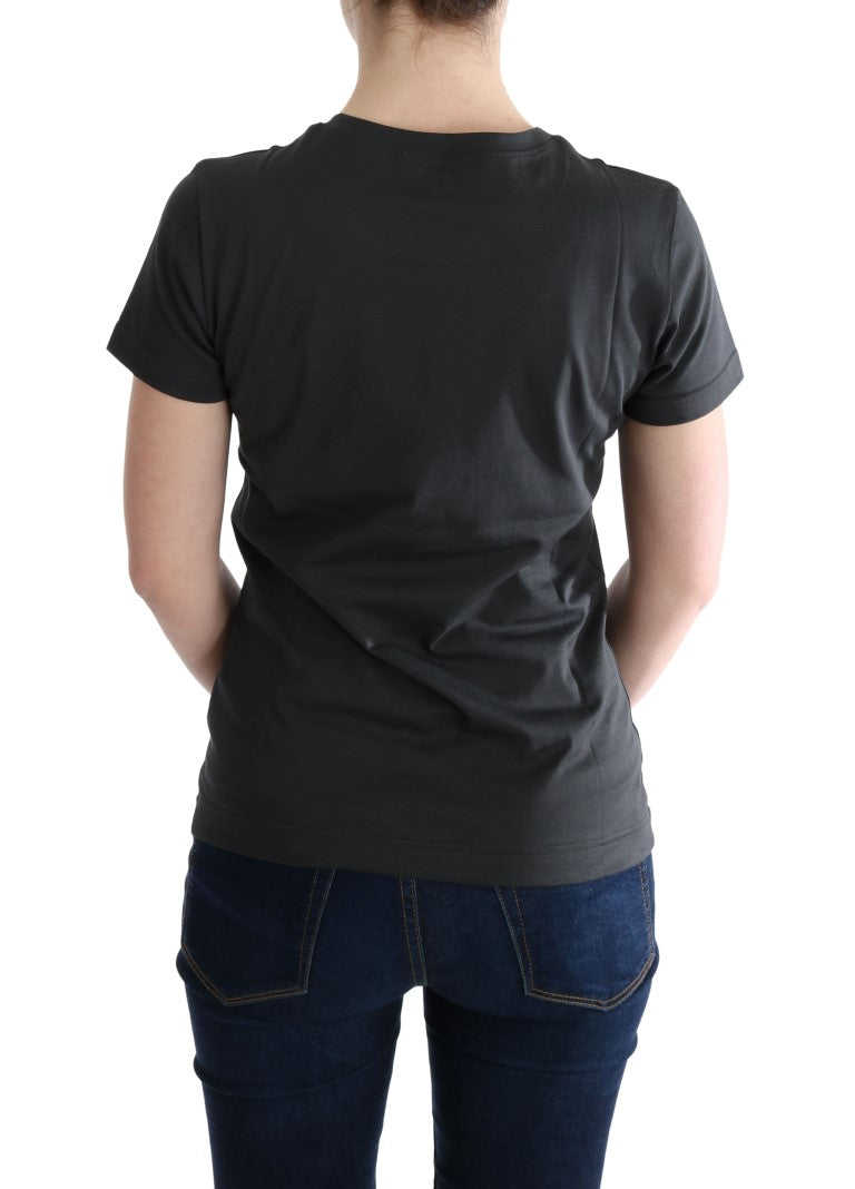 Dolce &amp; Gabbana - Gray Cotton 2017 Motive T-Shirt