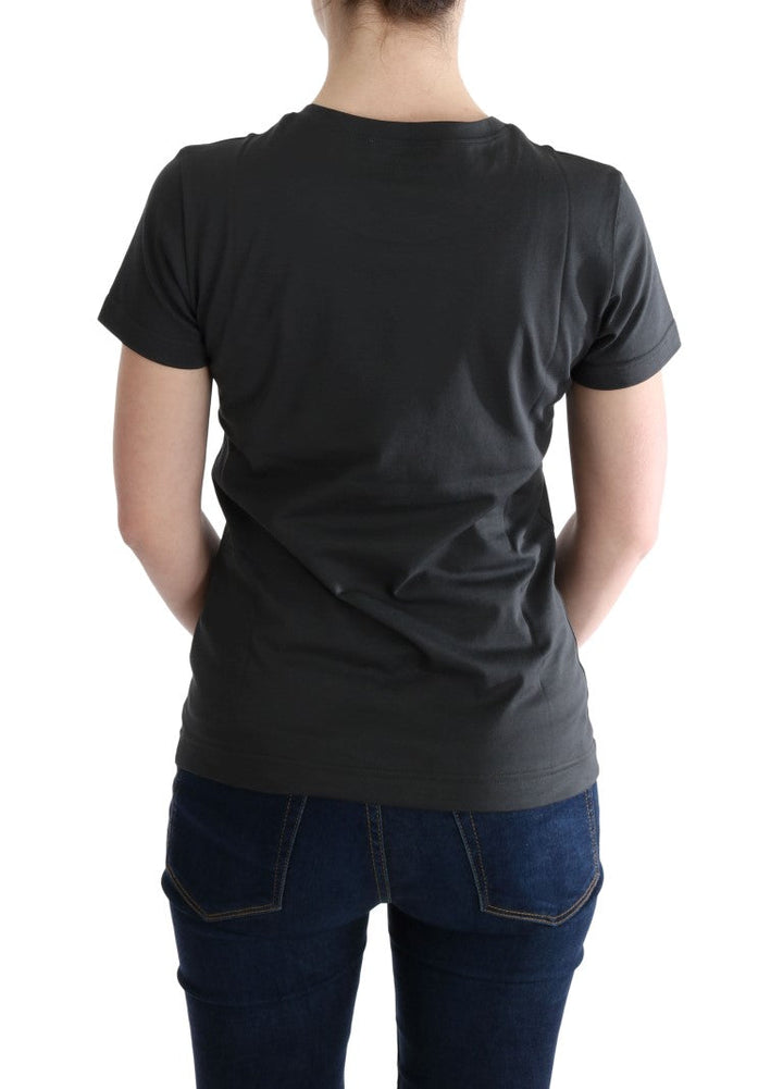 Dolce &amp; Gabbana - Gray Cotton 2017 Motive T-Shirt