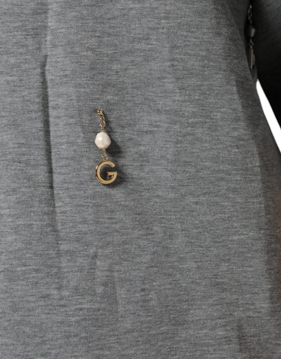 Dolce &amp; Gabbana - Gray Cotton Blend Embellished Tee T-shirt