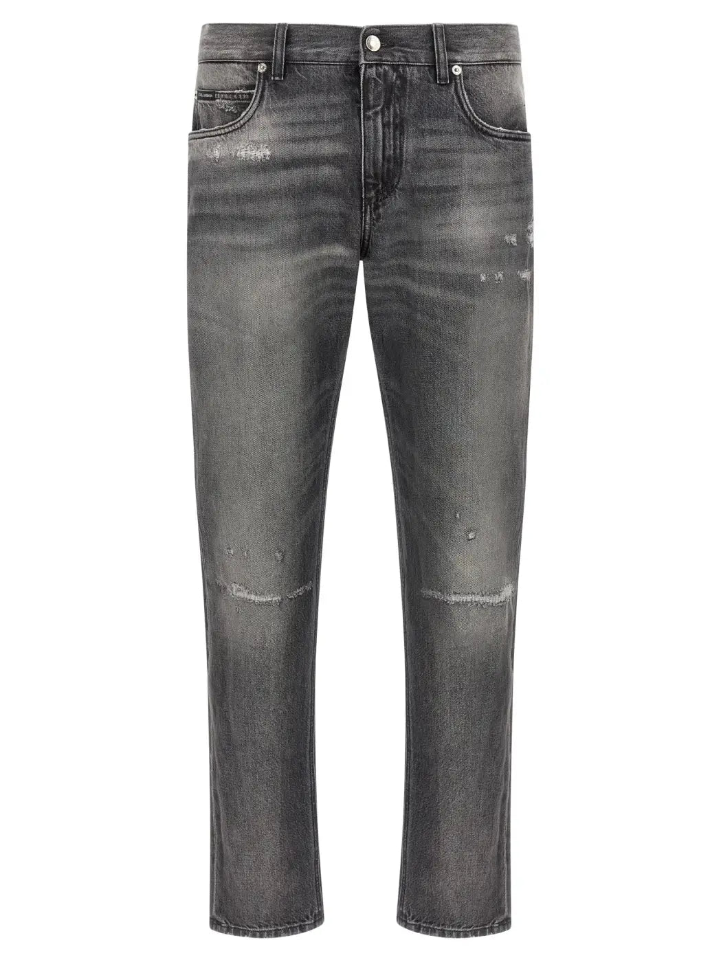 Dolce &amp; Gabbana Gray Cotton Jeans Denim