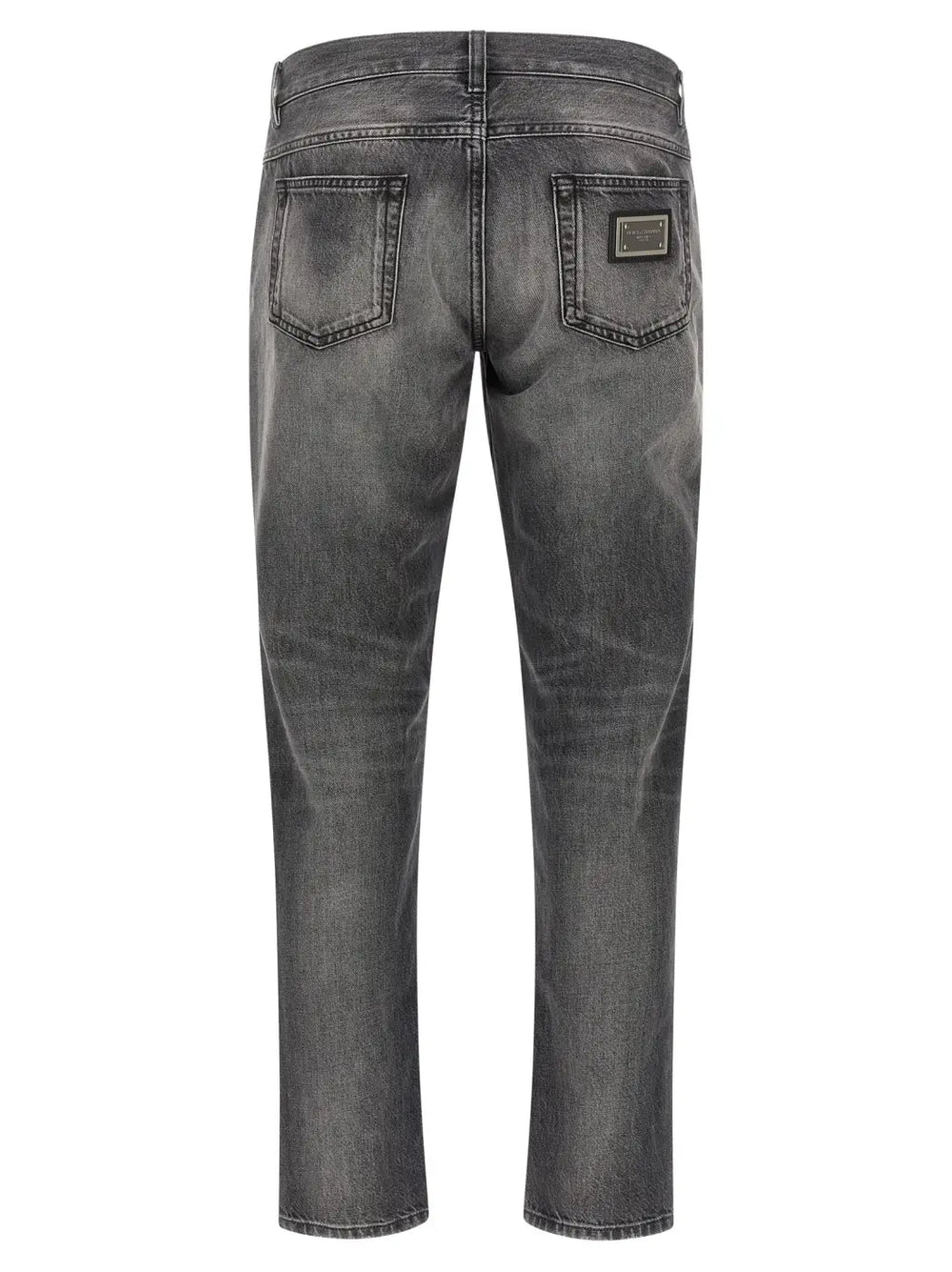 Dolce & Gabbana Gray Cotton Jeans Denim