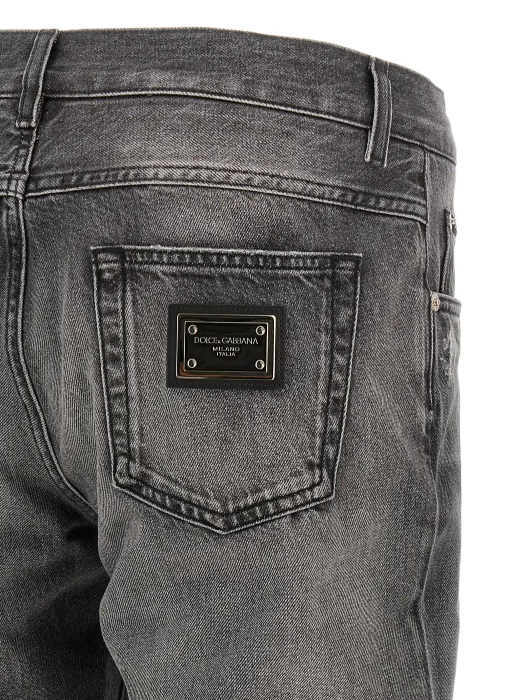 Dolce &amp; Gabbana Gray Cotton Jeans Denim