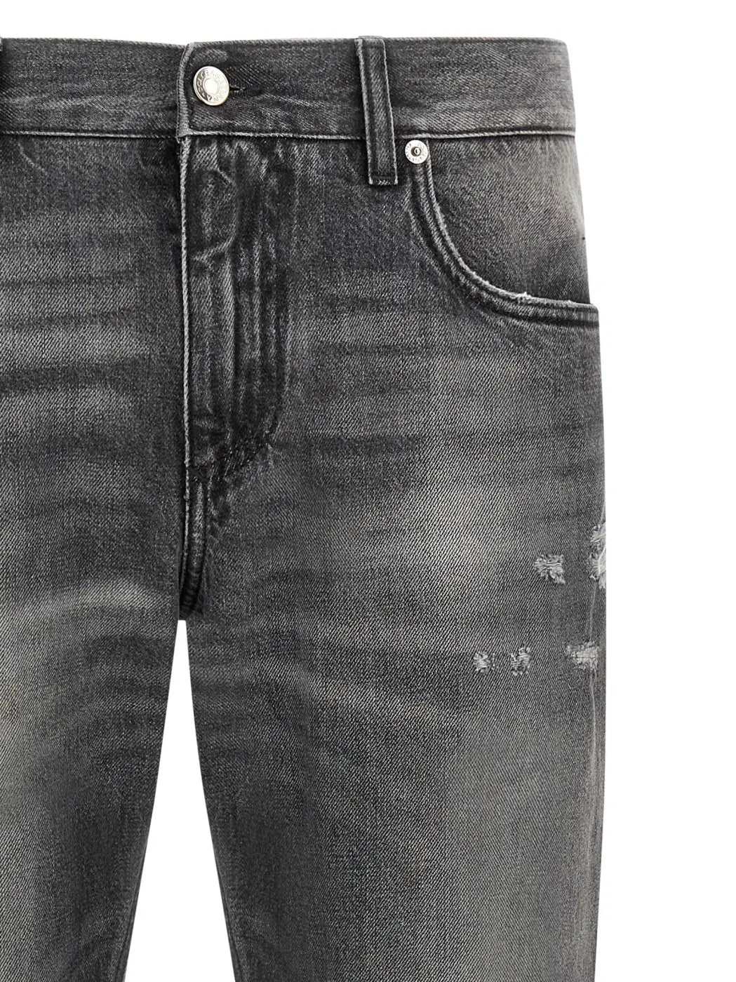 Dolce &amp; Gabbana Gray Cotton Jeans Denim