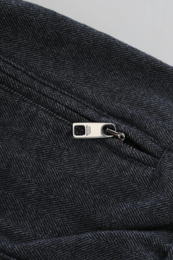 Dolce &amp; Gabbana Gray Cotton Jogger Men Pants