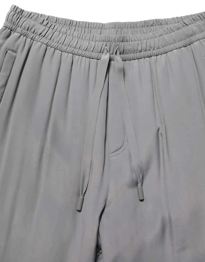 Dolce &amp; Gabbana Gray Cotton Jogger Sweatpants Trouser Pants