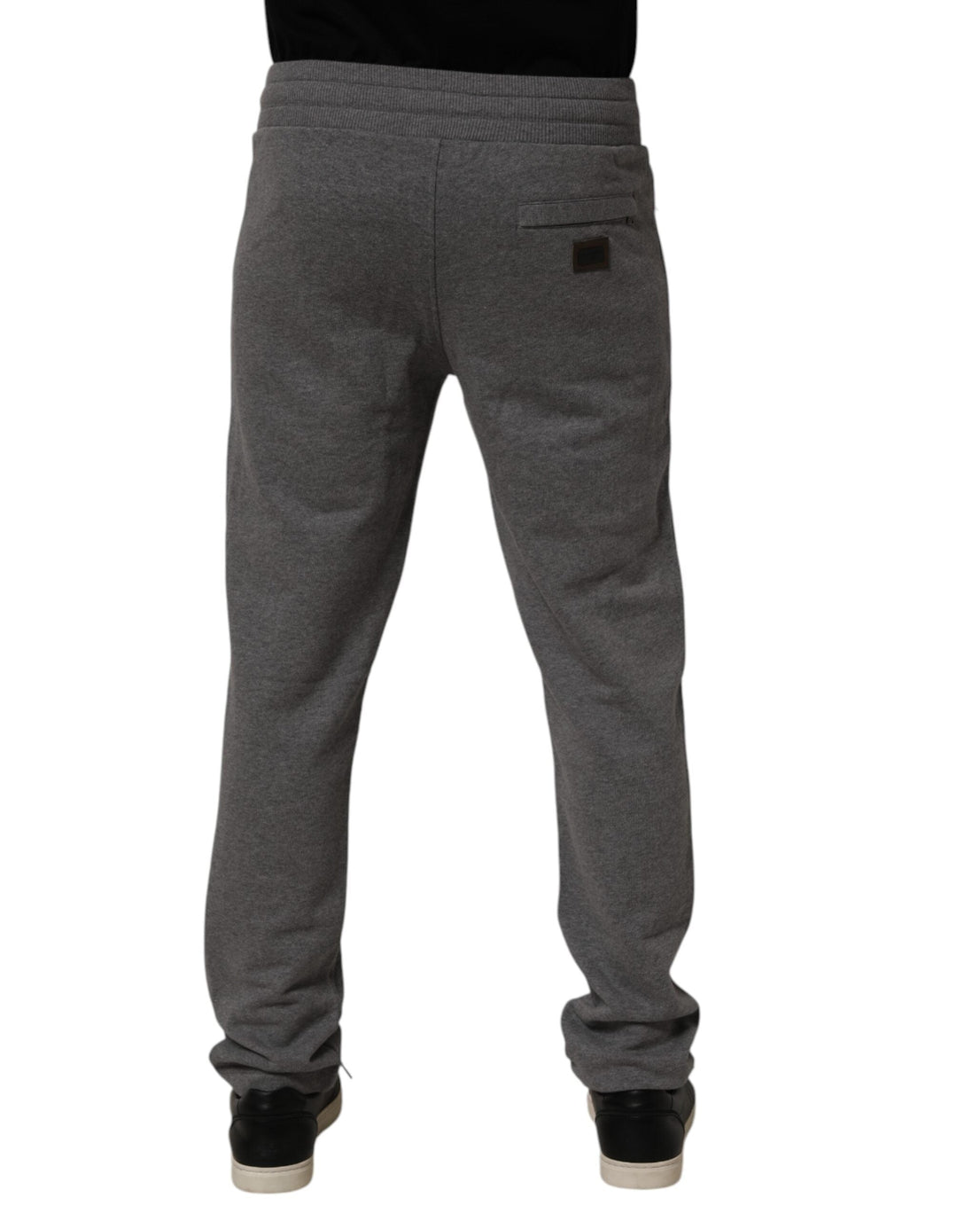 Dolce &amp; Gabbana Gray Cotton Jogger Sweatpants Trouser Pants