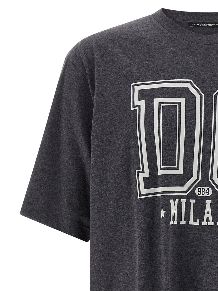 Dolce &amp; Gabbana Gray Cotton T-shirt