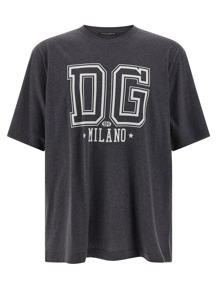 Dolce &amp; Gabbana Gray Cotton T-shirt