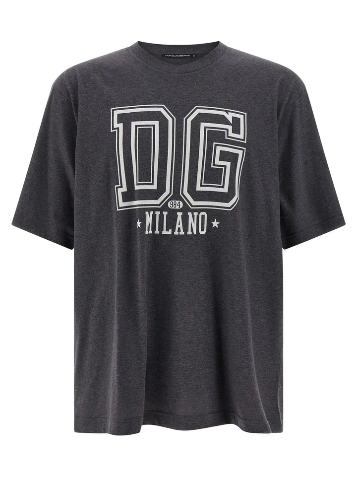 Dolce &amp; Gabbana Gray Cotton T-shirt