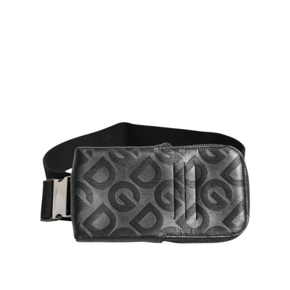 Dolce & Gabbana Gray DG Logo Mania Purse Belt Bag Vibrant Design