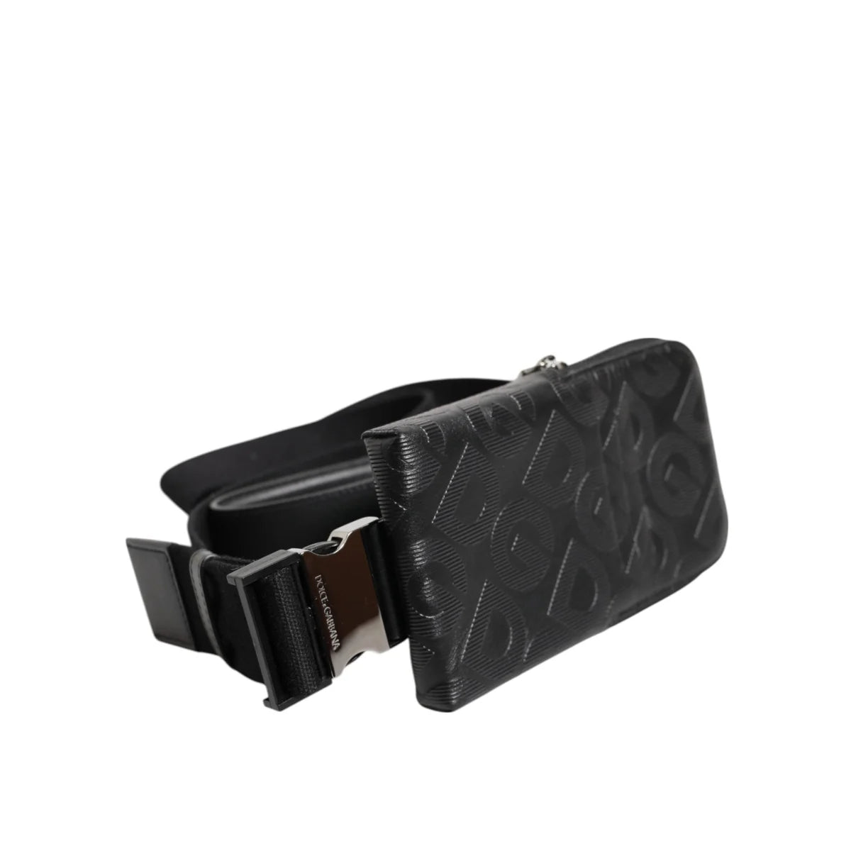 Dolce & Gabbana Gray DG Logo Mania Purse Belt Bag Vibrant Design