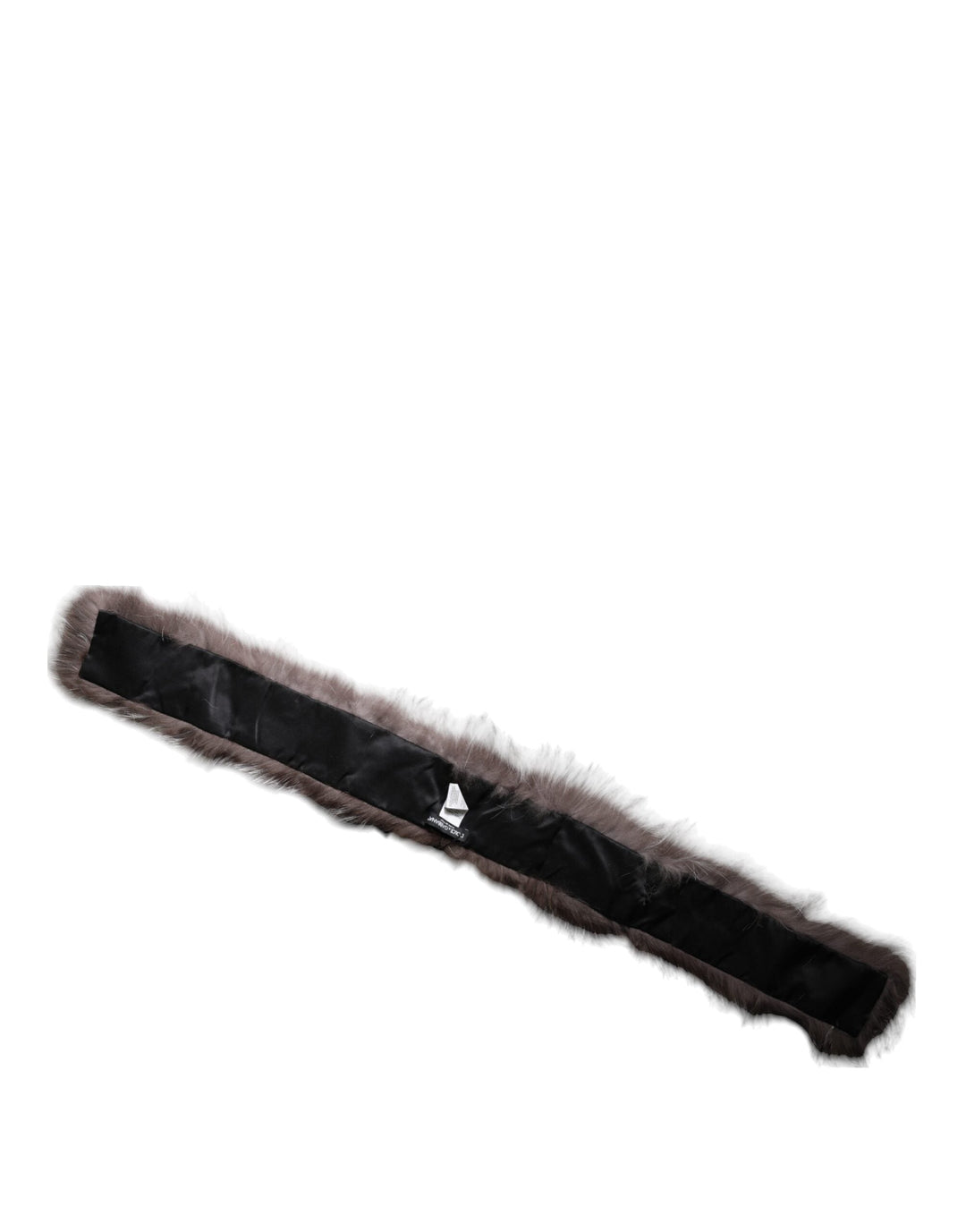 Dolce &amp; Gabbana Gray Fox Fur Neck Wrap Warmer Winter Scarf