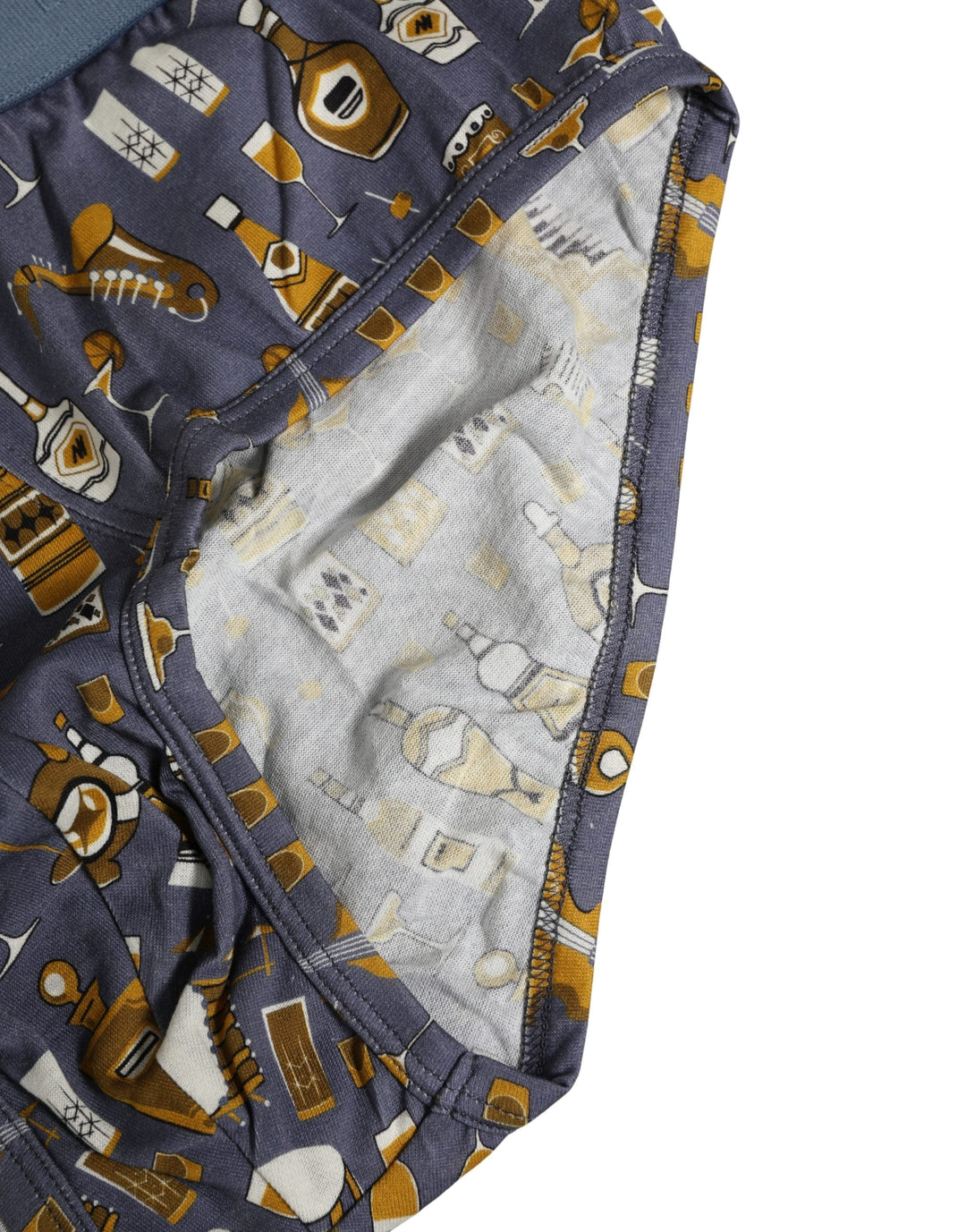 Dolce &amp; Gabbana Gray Jazz Cocktail Men Brando Brief Underwear