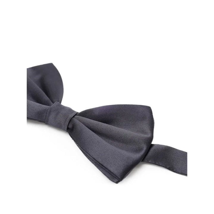 Dolce &amp; Gabbana Gray Silk Bowtie