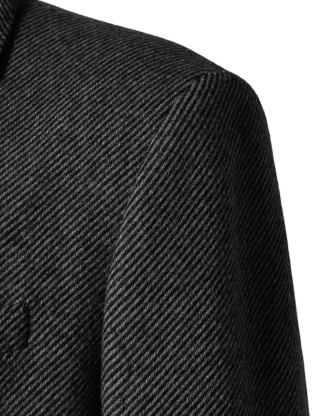 Dolce &amp; Gabbana Gray Single Breasted Men Trench Coat Jacket