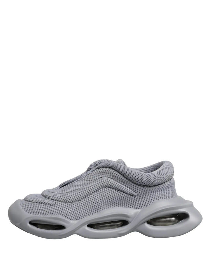 Dolce &amp; Gabbana Gray Slip On Wave Low Top Sneakers