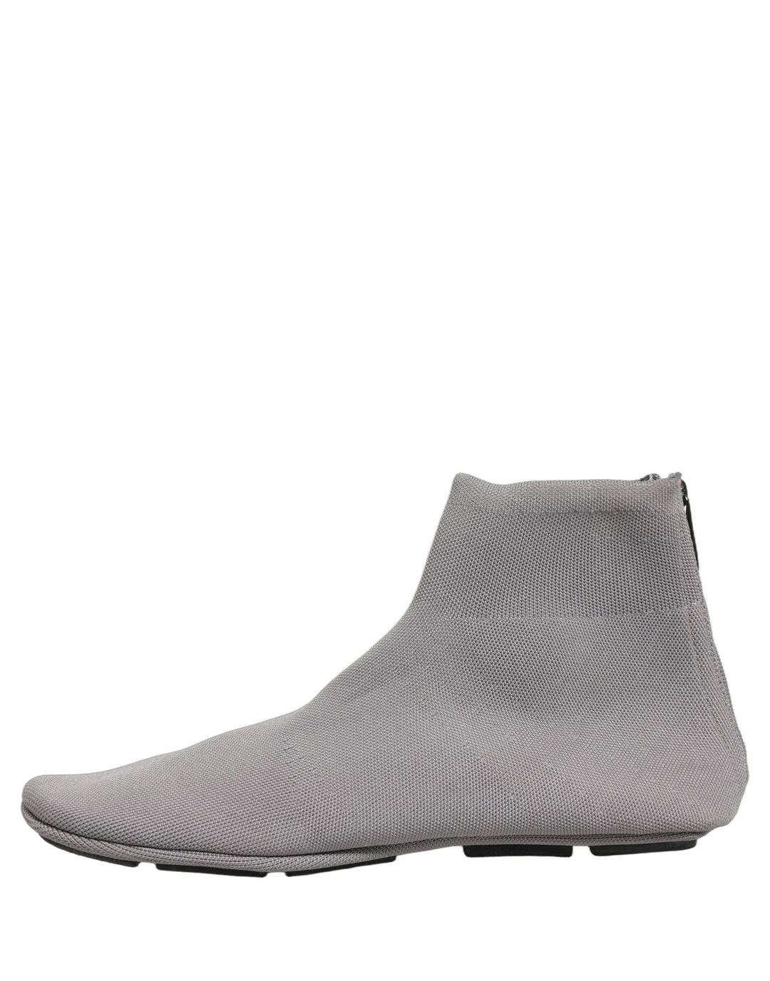 Dolce &amp; Gabbana Gray Stretch Mesh Men Ankle Boots Shoes