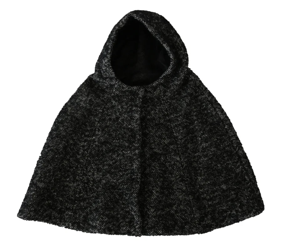 Dolce &amp; Gabbana Gray Tweet Wool Kaftan Jacket Coat Top