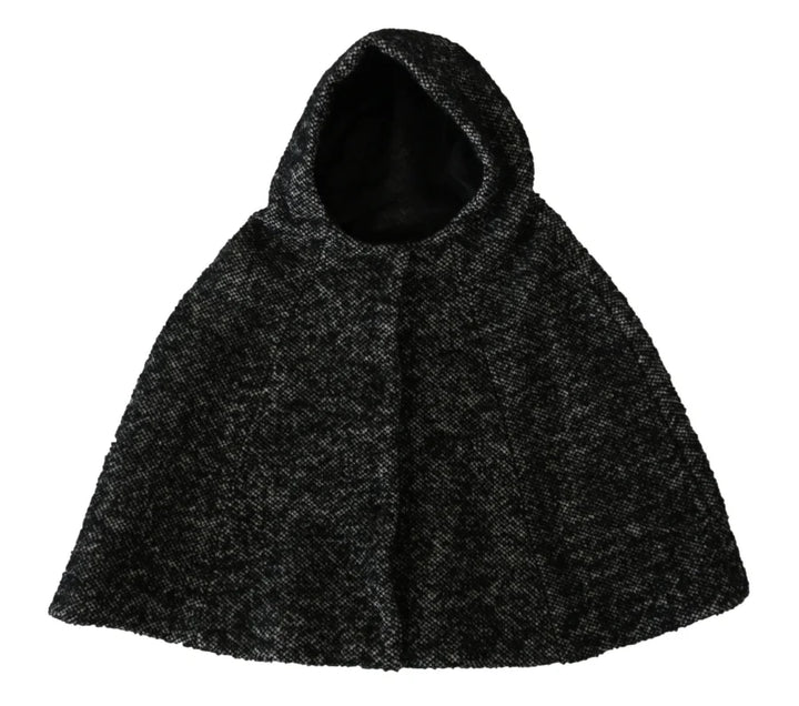 Dolce &amp; Gabbana Gray Tweet Wool Kaftan Jacket Coat Top