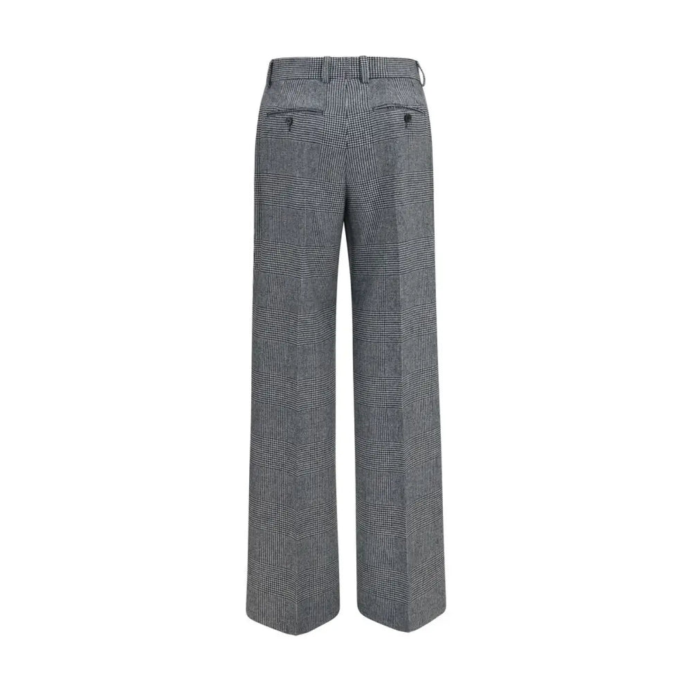 Dolce & Gabbana Gray Wool Oves Aries Dress Pants