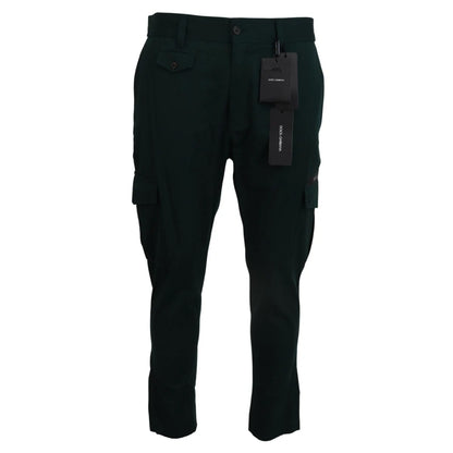 Dolce Gabbana Green Cargo Denim Jeans 100 Percent Authentic &