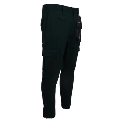 Dolce Gabbana Green Cargo Denim Jeans 100 Percent Authentic &