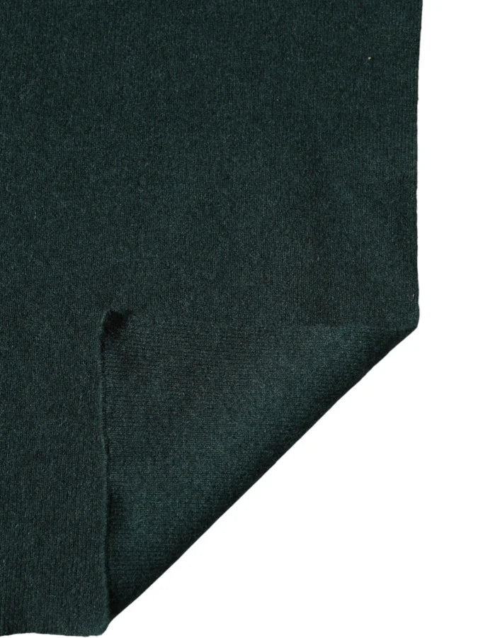 Dolce &amp; Gabbana Green Cashmere Knitted Neck Wrap Shawl Scarf