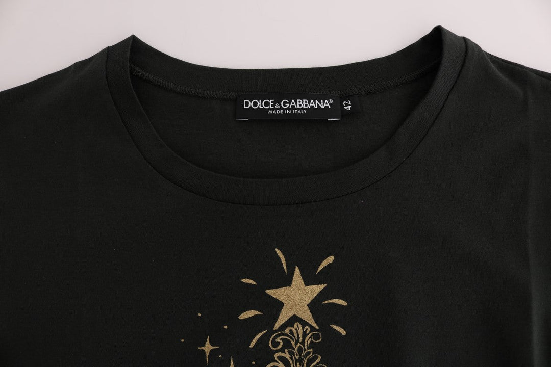 Dolce &amp; Gabbana - Green Cotton 2017 Motive T-Shirt