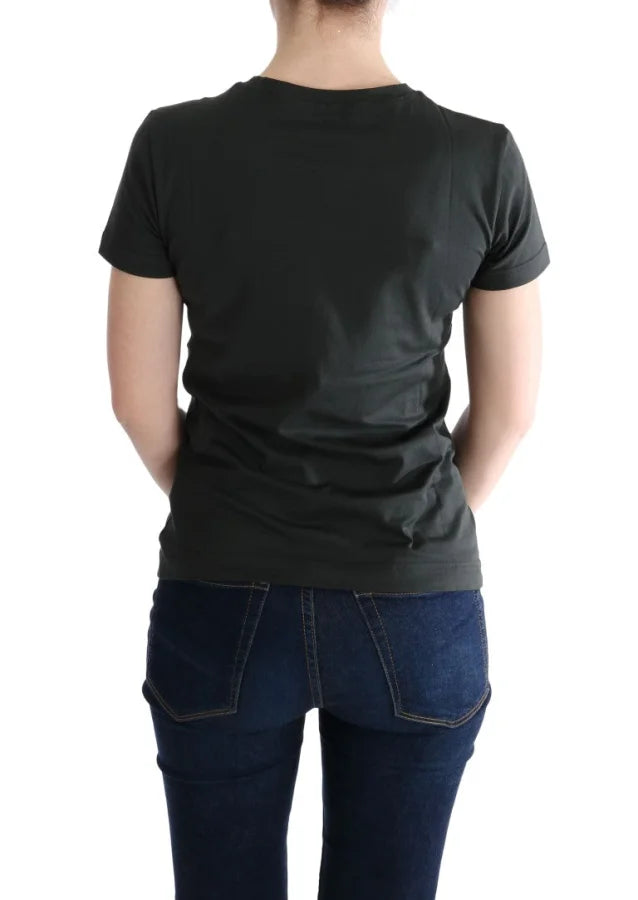 Dolce &amp; Gabbana Green Cotton 2017 Motive T-Shirt