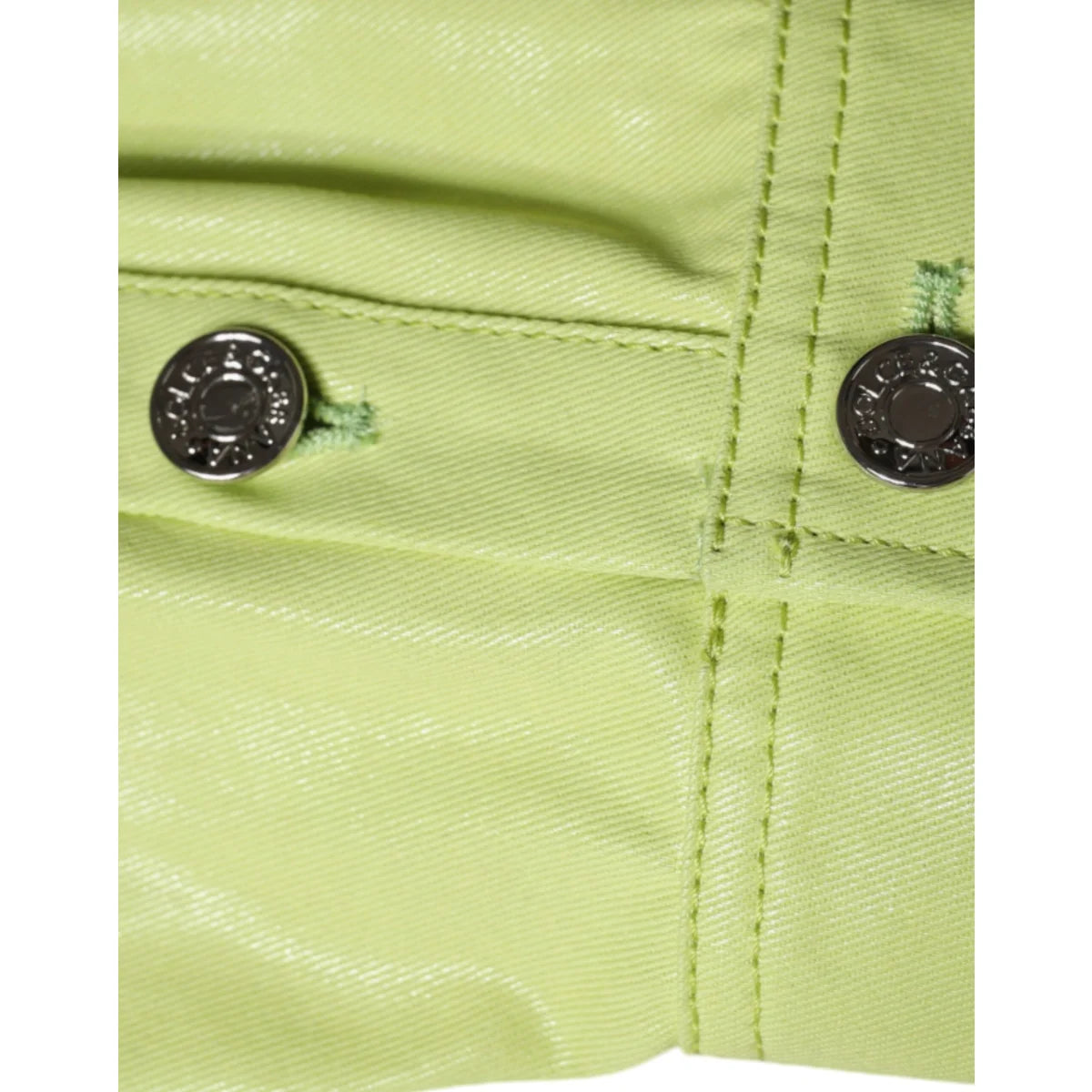 Dolce and Gabbana Green Cotton Collared Shirt for Men Long Sleeve &