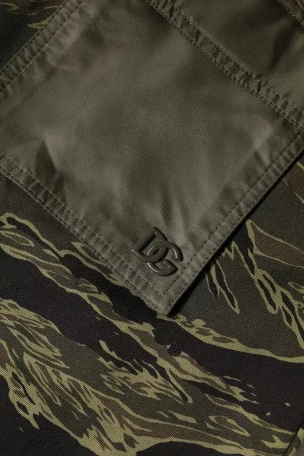Dolce &amp; Gabbana Green Cotton Jogger Cargo Pants