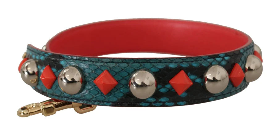 Dolce &amp; Gabbana - Green Crystals Leather Bag Shoulder Strap