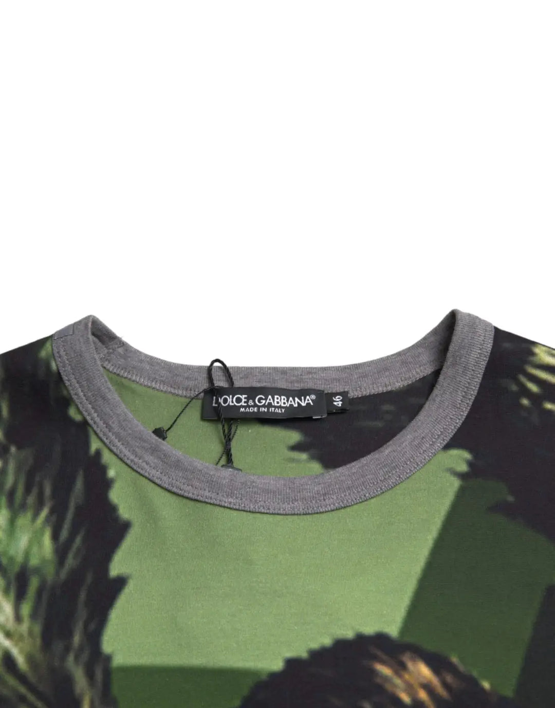Dolce &amp; Gabbana Green Gorilla Cotton Short Sleeves T-shirt