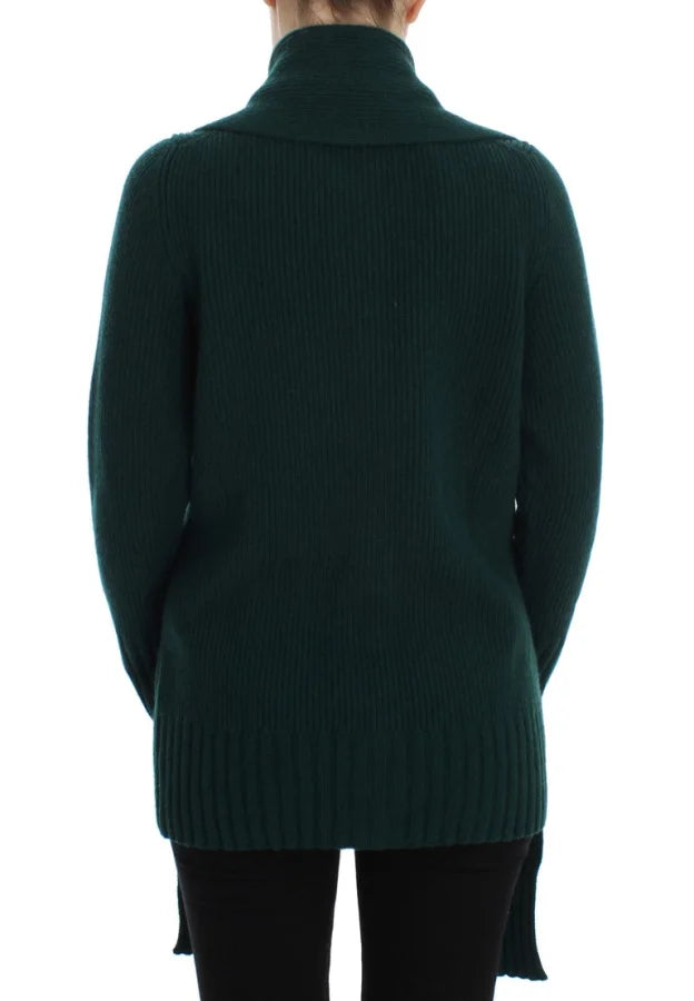 Dolce &amp; Gabbana Green Knitted Cashmere Cardigan