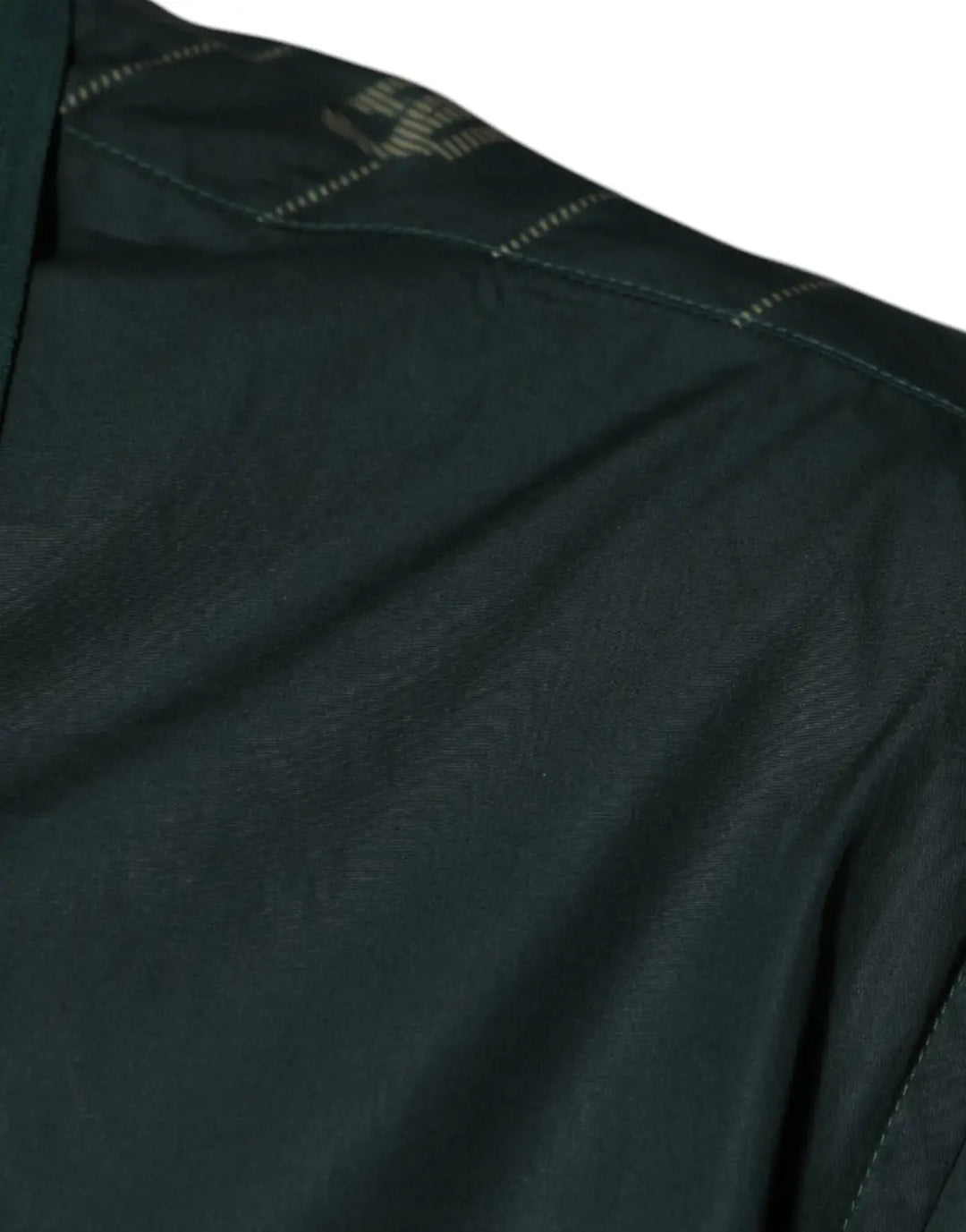 Dolce &amp; Gabbana Green Logo Long Sleeve MARTINI Casual Shirt