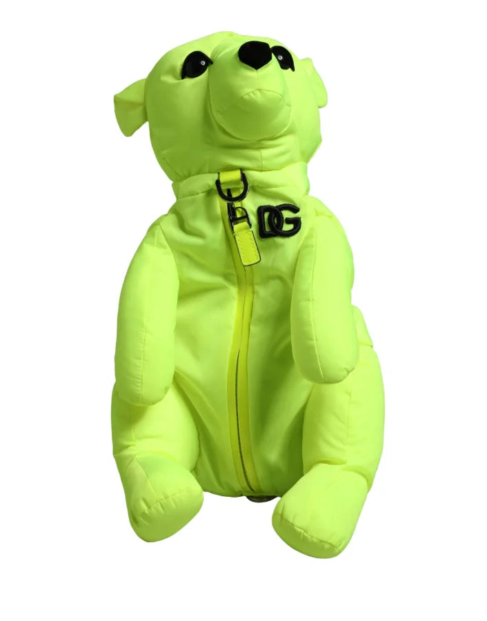 Dolce &amp; Gabbana Green Polyester Animal Silhouette Waist Belt Borse Bag