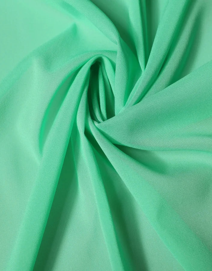 Dolce &amp; Gabbana Green Silk Neck Wrap Shawl Stole 200cm x 64cm Scarf