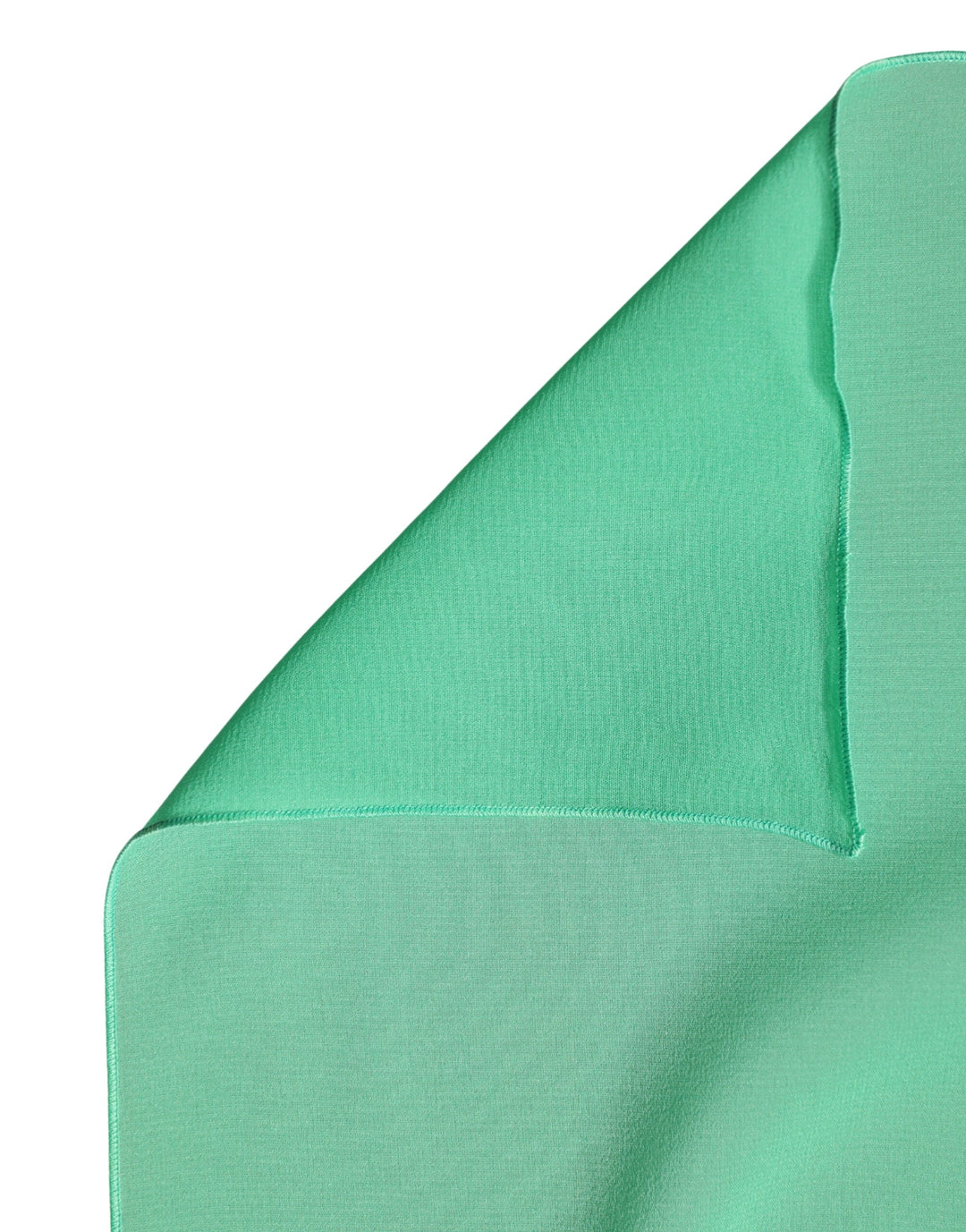Dolce &amp; Gabbana Green Silk Neck Wrap Shawl Stole 200cm x 64cm Scarf