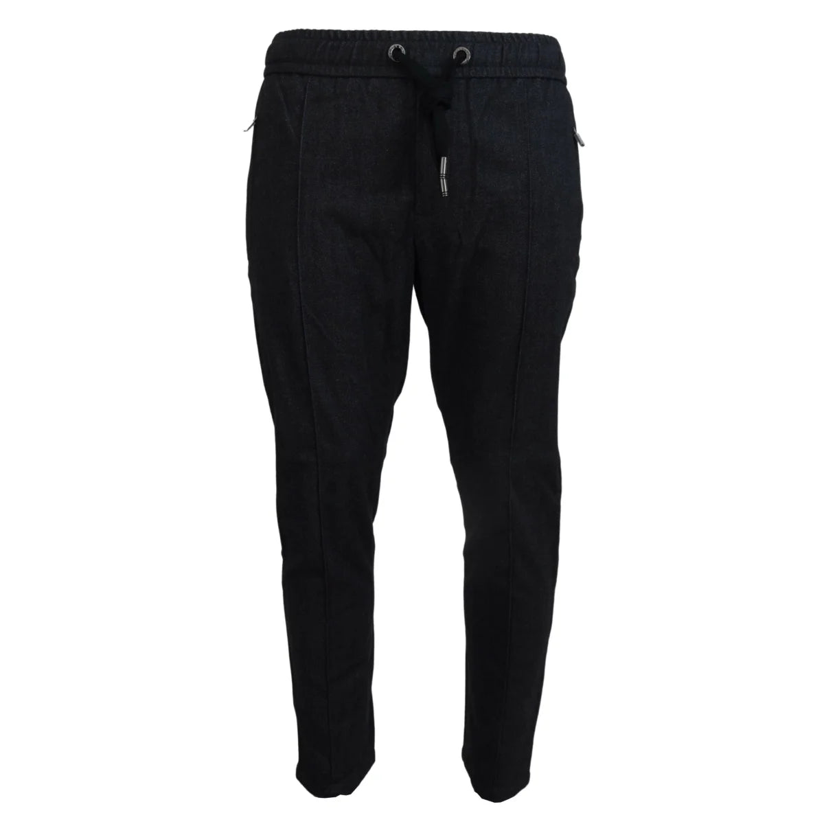Dolce & Gabbana Grey Cotton Tapered Pants