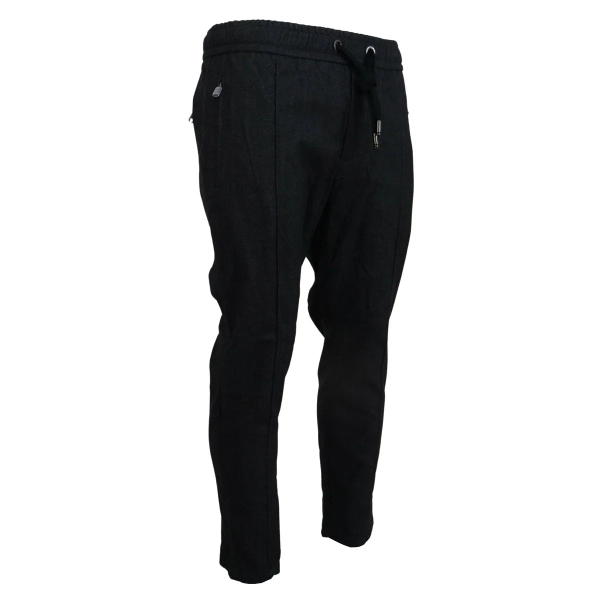 Dolce & Gabbana Grey Cotton Tapered Pants