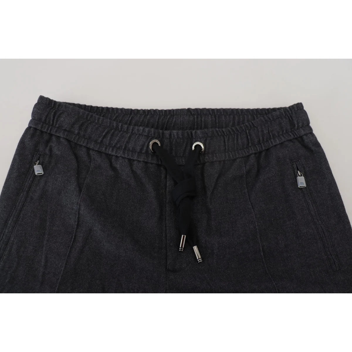 Dolce & Gabbana Grey Cotton Tapered Pants