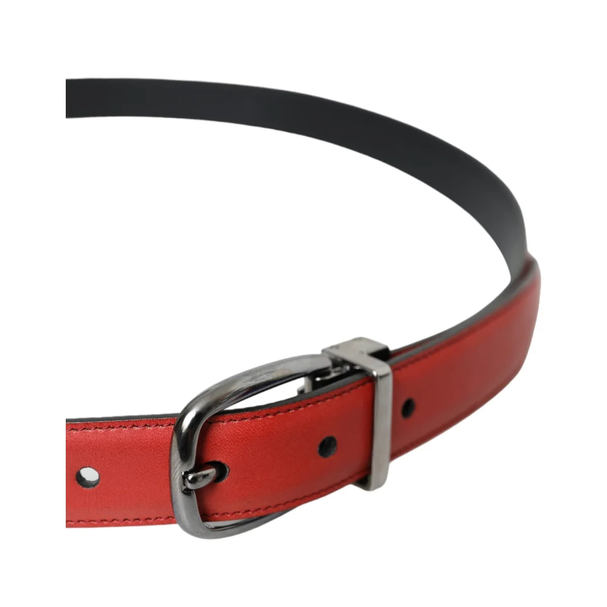 Dolce Gabbana High-Quality Leather Dress Belt Glamour &