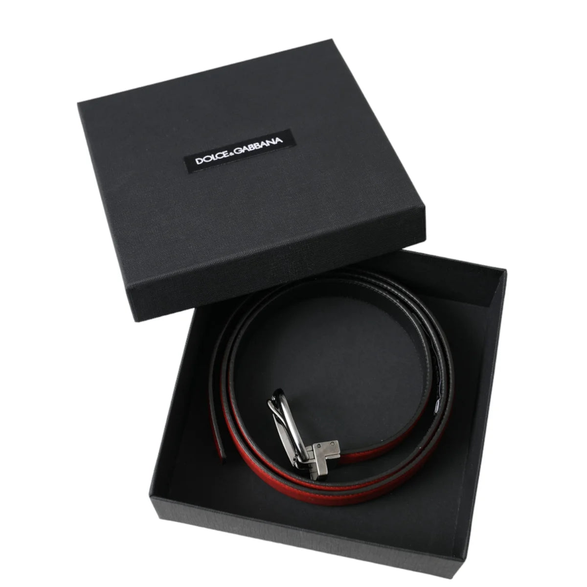 Dolce Gabbana High-Quality Leather Dress Belt Glamour &