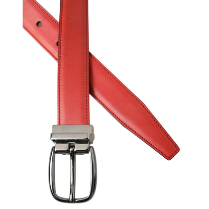 Dolce Gabbana High-Quality Leather Dress Belt Glamour &