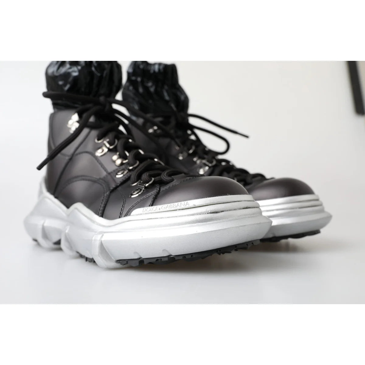 Dolce & Gabbana High Tops With Iconic Logo Details